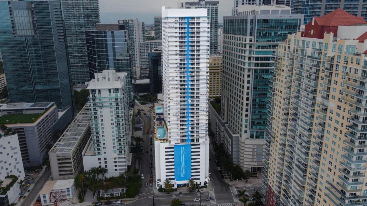 City & Sea View+Free Parking Modern Condo Miami Exterior photo
