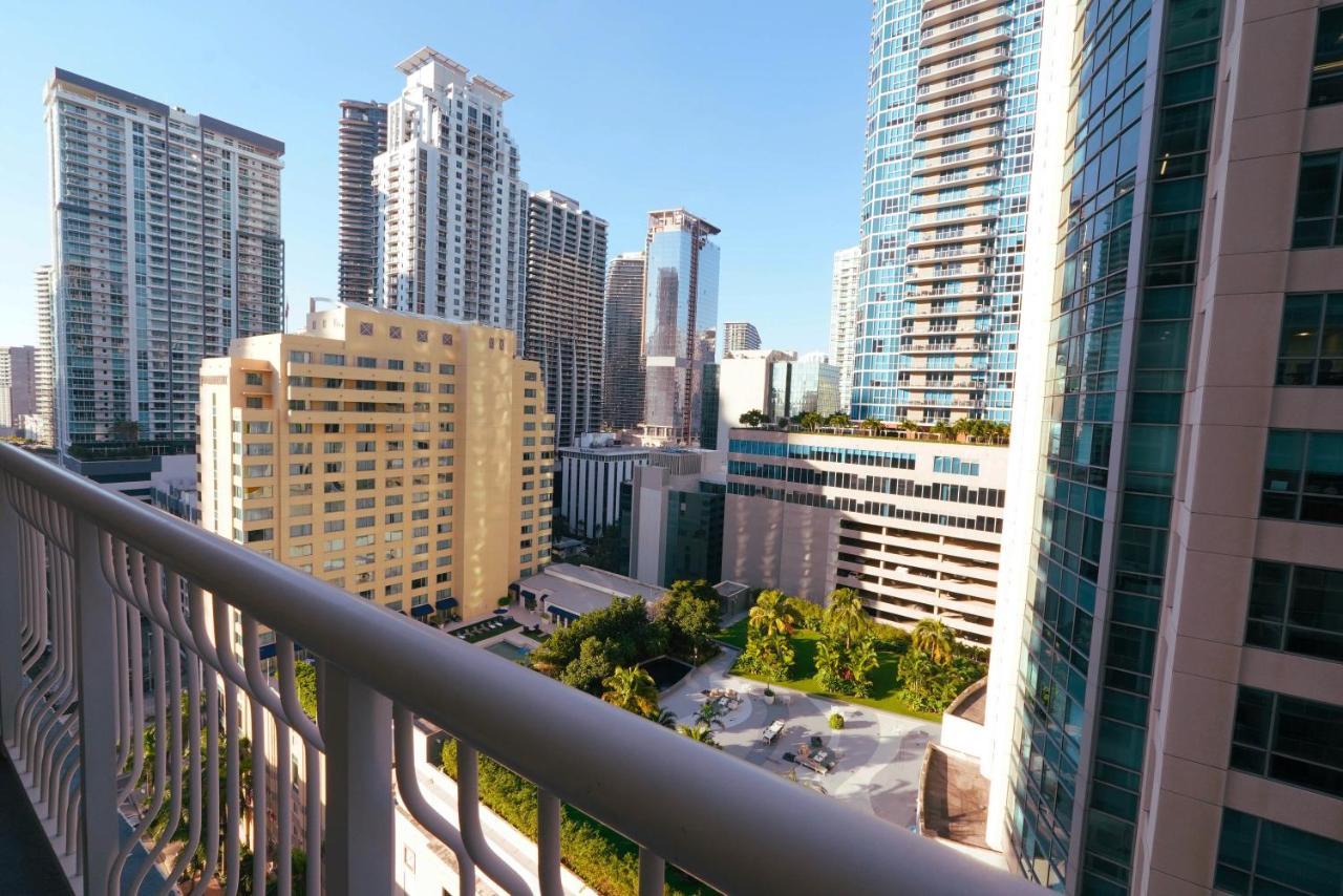 City & Sea View+Free Parking Modern Condo Miami Exterior photo